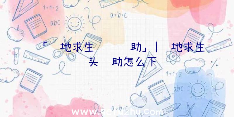 「绝地求生鲨鱼辅助」|绝地求生锁头辅助怎么下载
